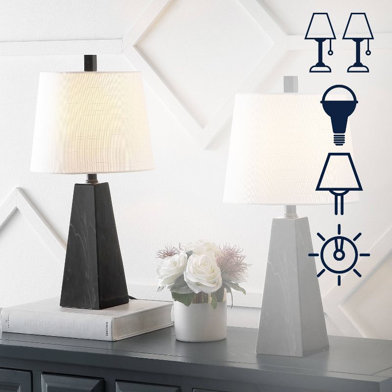 20.5" Owen Contemporary Resin Table Lamps (Includes LED Light Bulb) - JONATHAN Y, 3 of 10