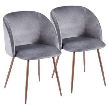 Fran Contemporary Dining Chair Gray - Lumisource
