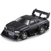 1999 Nissan Skyline GT-R (R34) #5 "Liberty Walk" Matt Black 1/64 Diecast Model Car by Muscle Machines - 2 of 3