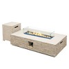42/56 inch Outdoor  Magnesium Oxide Fire Pit Table Propane with Tank Cover and Wind Guard - 2 of 4