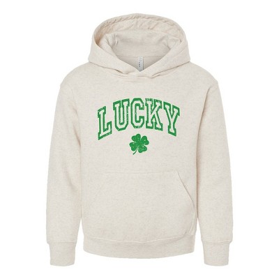 The Juniper Shop Lucky Clover Distressed Youth Graphic Hoodie