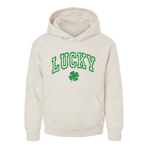 The Juniper Shop Lucky Clover Distressed Youth Graphic Hoodie - 1 of 3