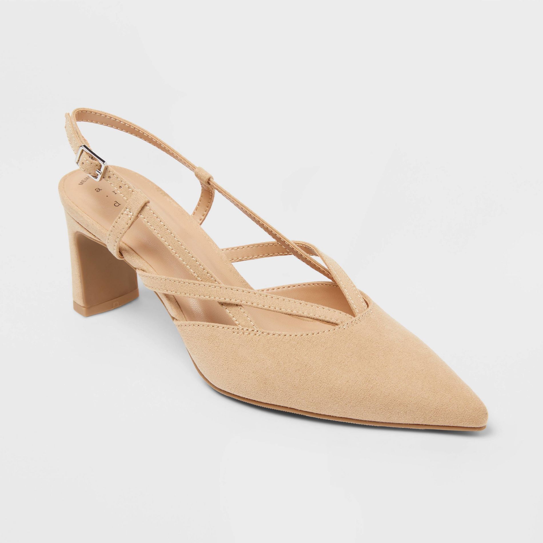 Women’s Veera Heels with Memory Foam Insole - A New Day™ Tan 10