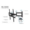 Mount-It! Articulating TV Wall Mount Arm, Fits 37-70 Inch TVs, Up to VESA 400x400 and 600x400, 17 Extension from Wall, 77 Lbs Capacity - 4 of 4