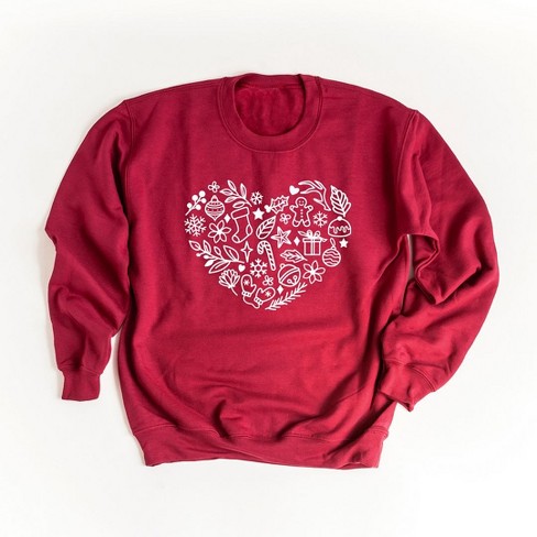 Women's shop heart sweatshirt