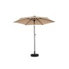 Aukfa 9FT Outdoor Patio Umbrella with Crank & Tilt - 6 Ribs Market Umbrella for Deck, Pool, Backyard ,Multicolor - 2 of 4