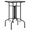 vidaXL Mosaic Side Table, Black and White, Ceramic - 3 of 4