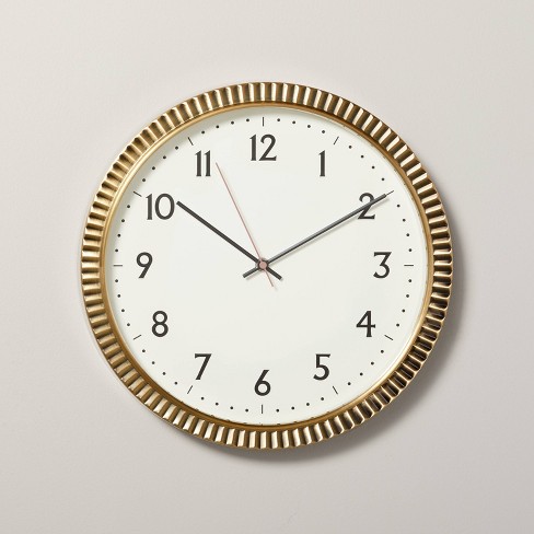 14” Set and Forget Analog Wall Clock