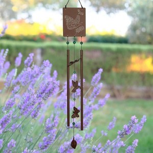 Woodstock Wind Chimes Signature Collection  Victorian Garden Chime  Rusted Steel Wind Chime - 1 of 4