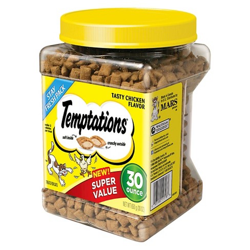 TEMPTATIONS Classic Treats For Cats Tasty Chicken 30 Ozs : Target