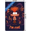 Trends International Disney Inside Out 2 - Anxiety I'm Fine Unframed Wall Poster Prints - 3 of 4