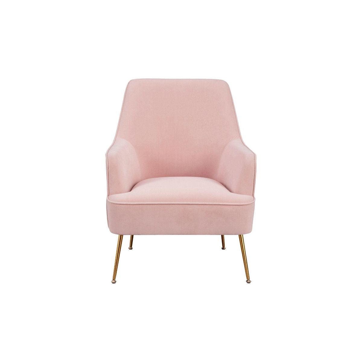 Rebecca Velvet Leisure Chair in Pink | Alpine Furniture - thumbnail 4