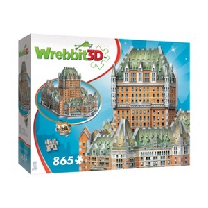 Wrebbit Castles & Cathedrals - Le Chateau Frontenac 3D Jigsaw Puzzle 865pc - 1 of 4