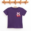 The Juniper Shop Coquette Strawberry Watercolor Youth Short Sleeve Tee - L - Purple - 2 of 2
