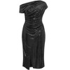 Women's Plus Size Shimmy Midi Dress - black | CITY CHIC - 4 of 4