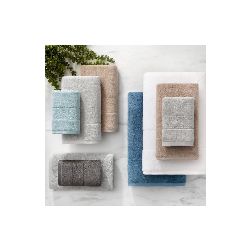Aston & Arden Luxury Hand Towels (600 GSM, 18x32 in., 4-Pack), Solid Color Block, 3 of 6