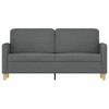 vidaXL 2-Seater Sofa Dark Gray 55.1 in. Fabric - 3 of 4