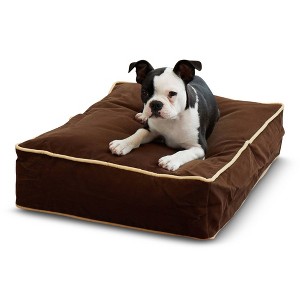 Kensington Garden Buster Reversible Rectangle Pillow Dog Bed - 1 of 4