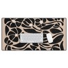 DorisciciArt Mid Century Modern Floral F Desk Mat - Deny Designs - 2 of 4