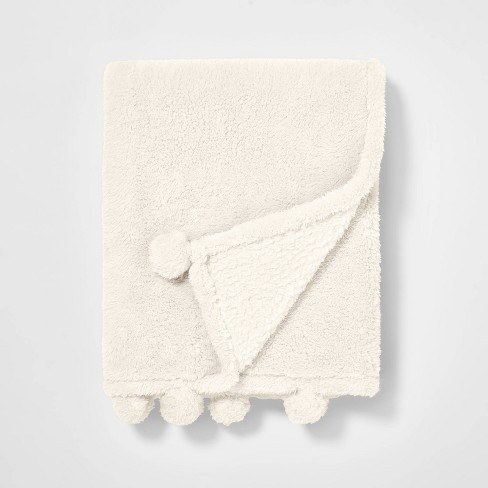 Pom pom blanket online target