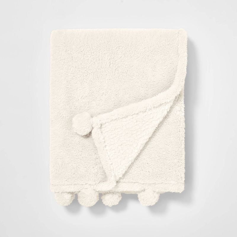 Teddy Bear Plush Kids' Throw - Pillowfort™, 1 of 12