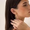 Gold Dangle Earrings for Women, 14K Gold Plated LightweightTeardrop Drop Earrings, Trendy Leverback Minimalist Jewelry for - 2 of 4