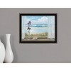 HomeRoots Irises on Windowsill Black Framed Print Wall Art - 2 of 4