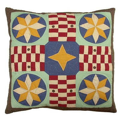 C&F Home Colonial Williamsburg 22" x 22" Parcheesi Quilted Pillow