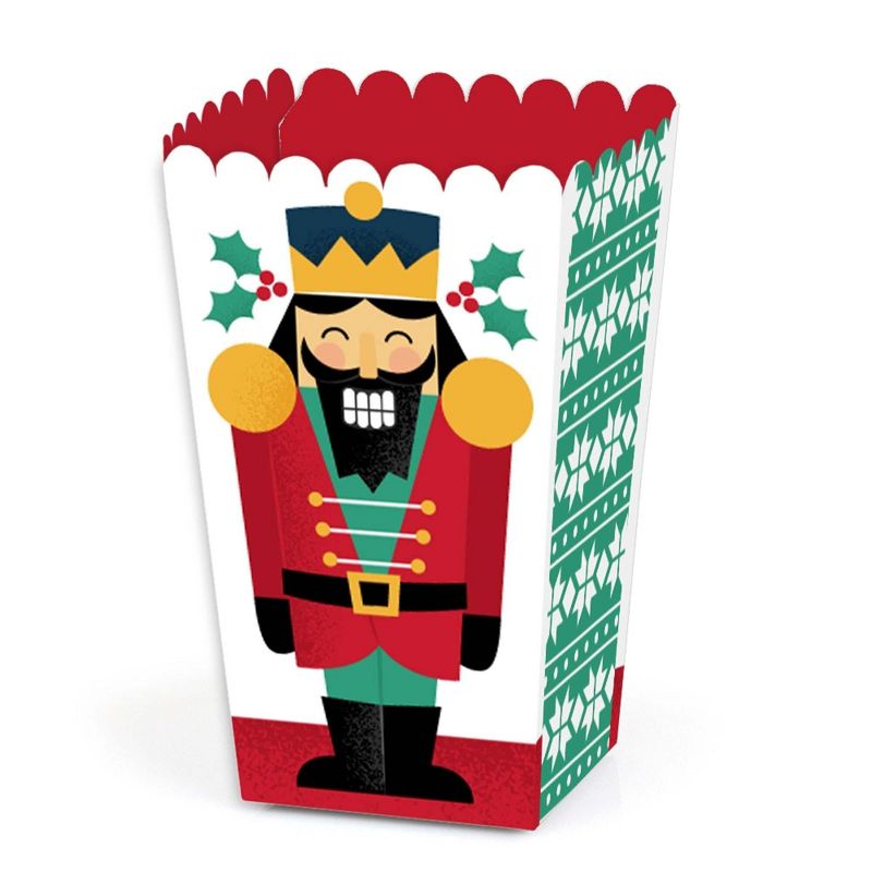 Big Dot of Happiness Christmas Nutcracker - Holiday Party Favor Popcorn Treat Boxes - Set of 12, 1 of 6
