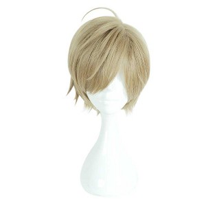 Unique Bargains Women's Halloween Wigs 14" with Wig Cap 150 g Gold Tone - 1 of 4