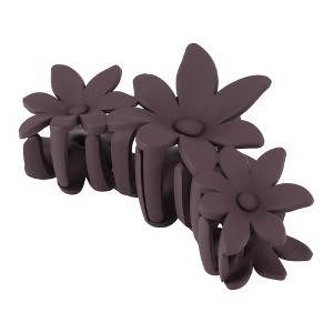 Unique Bargains Women's Elegant Floral Hair Clips 4.33"x2.36"x1.77" 1 Pc - 1 of 3