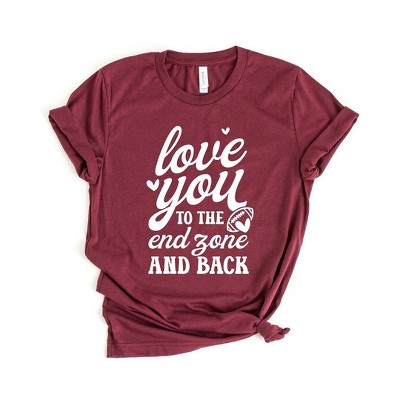 Simply Sage Market Women's To The Endzone and Back Short Sleeve Graphic Tee