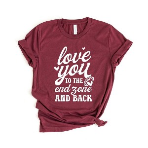 Simply Sage Market Women's To The Endzone and Back Short Sleeve Graphic Tee - 1 of 4
