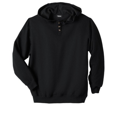 KingSize Men's Big & Tall Fleece Pullover Henley