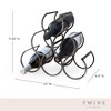 Twine Country Home Metal Wine Rack, Set of 1, 11.25" x 13" x 6.5" - 3 of 4