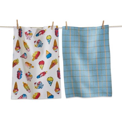 tagltd Ice Cream Social Dishtowel Set Of 2