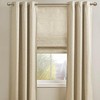 Dsvimoy Curtain Panel Printed Faux Silk Room Darkening Cordless Roman Shade for Living Room, Beige, 7.02"*11.42"*7.48" - 2 of 4