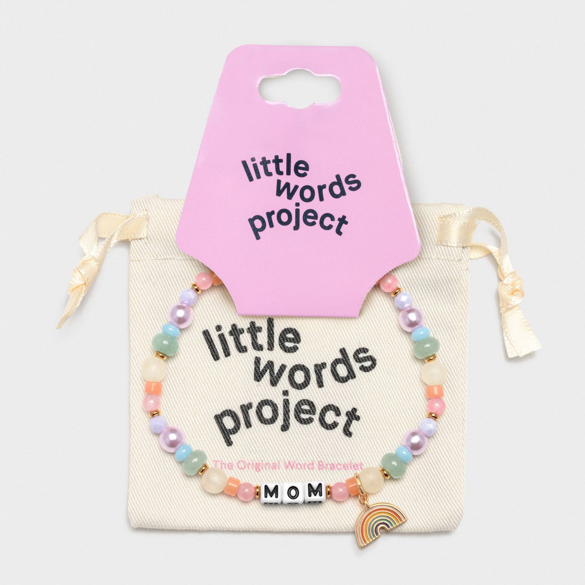 Little Words Project Rainbow Mom Beaded Bracelet