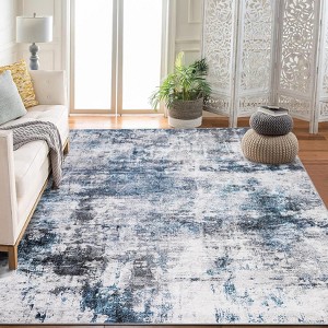 Modern Abstract Accent Rug, Non-Shedding Easy Care Area Rug, Durable Entryway & Living Room Carpet for High Traffic - 1 of 4