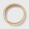 SUGARFIX by BaubleBar Chunky Gold Stretch Bracelet - Gold: Steel Material, 6.5" Length - 3 of 4