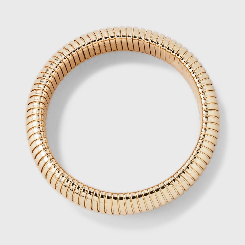 SUGARFIX by BaubleBar Chunky Gold Stretch Bracelet - Gold, 3 of 5