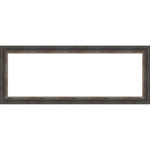 Amanti Art Bark Rustic Char Narrow Framed Dry Erase Magnetic Board - 1 of 4