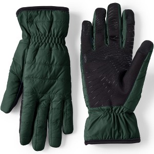 Lands' End Women's Wanderweight Quilted EZ Touch Screen Gloves - 1 of 2