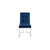Meridian Furniture,Alexis Velvet Dining Chair, Set of 2 - 3 of 4