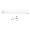 VAXCEL Mercer 46-in W Integrated LED Silver Linkable Plug-in Utility Shop Light - 2 of 4