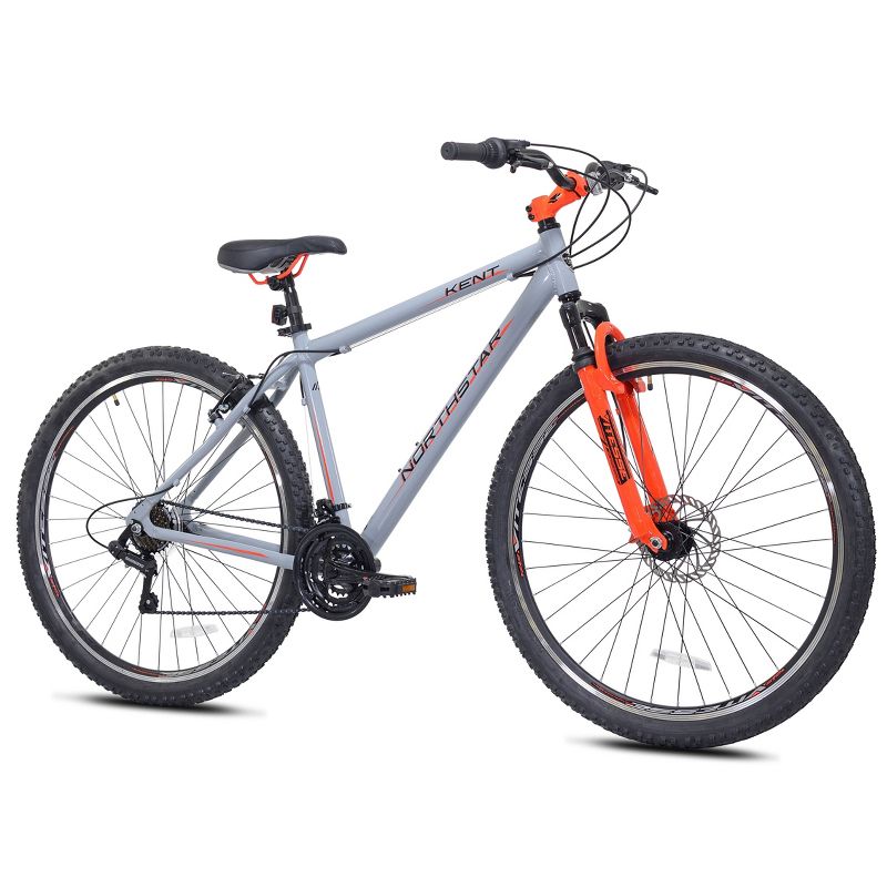 Kent NorthStar 29&#34; Mountain Bike - Gray/Red, 3 of 9