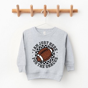The Juniper Shop I Am Just Here For The Snacks Youth Ultra-Soft Graphic Sweatshirt - 1 of 3