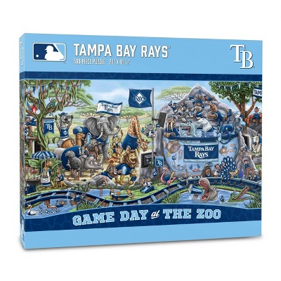MLB Tampa Bay Rays Game Day at the Zoo Jigsaw Puzzle - 500pc