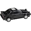 1985 Toyota MR2 MK1 Black Metallic with Sunroof 1/64 Diecast Model Car by Paragon Models - 2 of 4