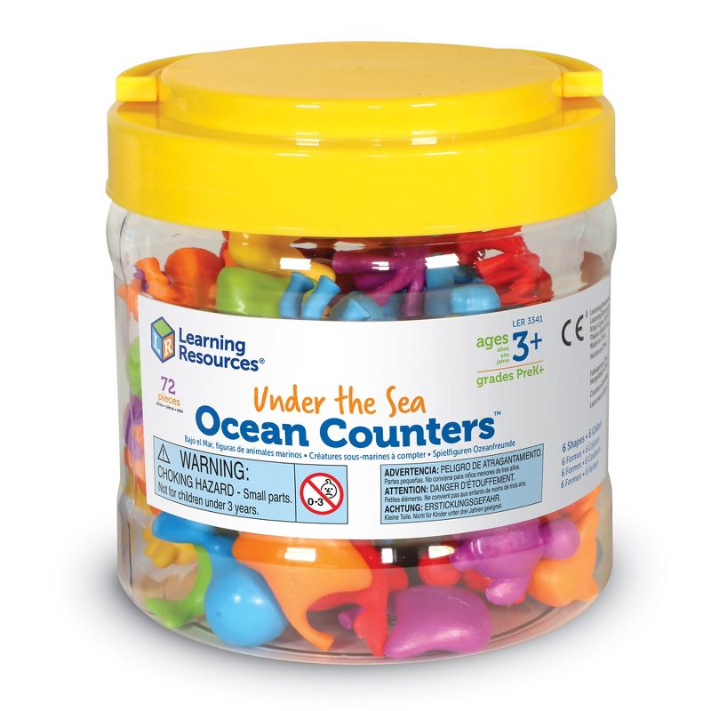 Learning Resources Under The Sea Ocean Counters, Ages 3+, 3 of 9